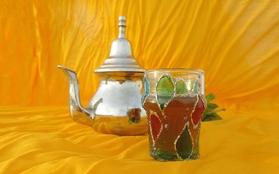 Moroccan mint tea recipe. Moroccan mint green tea