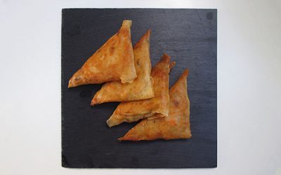Seafood briouats recipe, also spelled seafood briwat