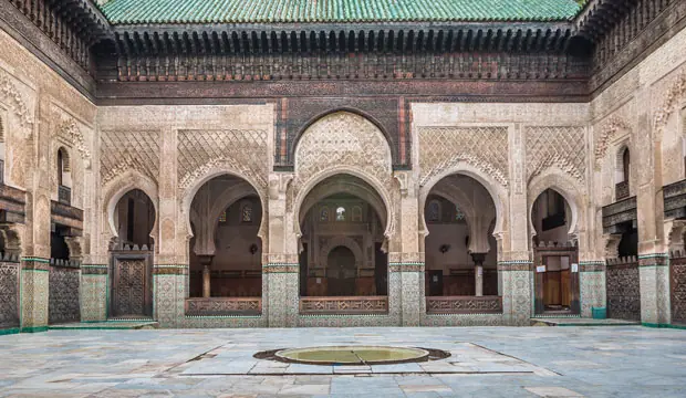 Fes (Morocco) attractions. Without a doubt, the Bou Inania Madrasa