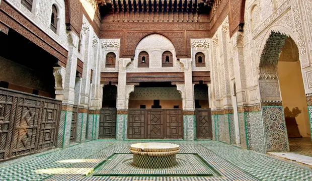 The Bou Inania Madrasa in Morocco Meknes is one of the places to see in Meknes