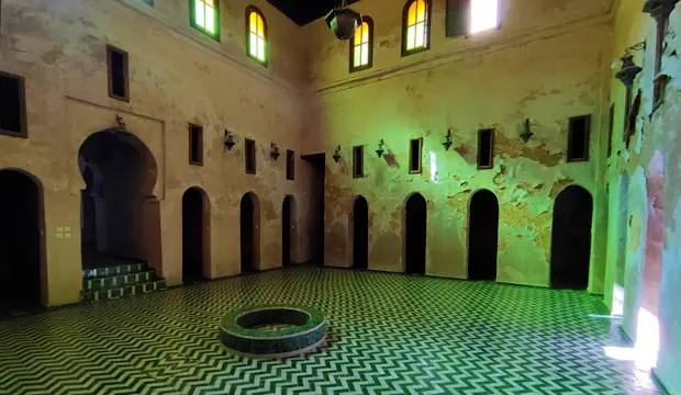 The Bou Inania Madrasa in the medina of Meknes​ is an ancient Koranic school